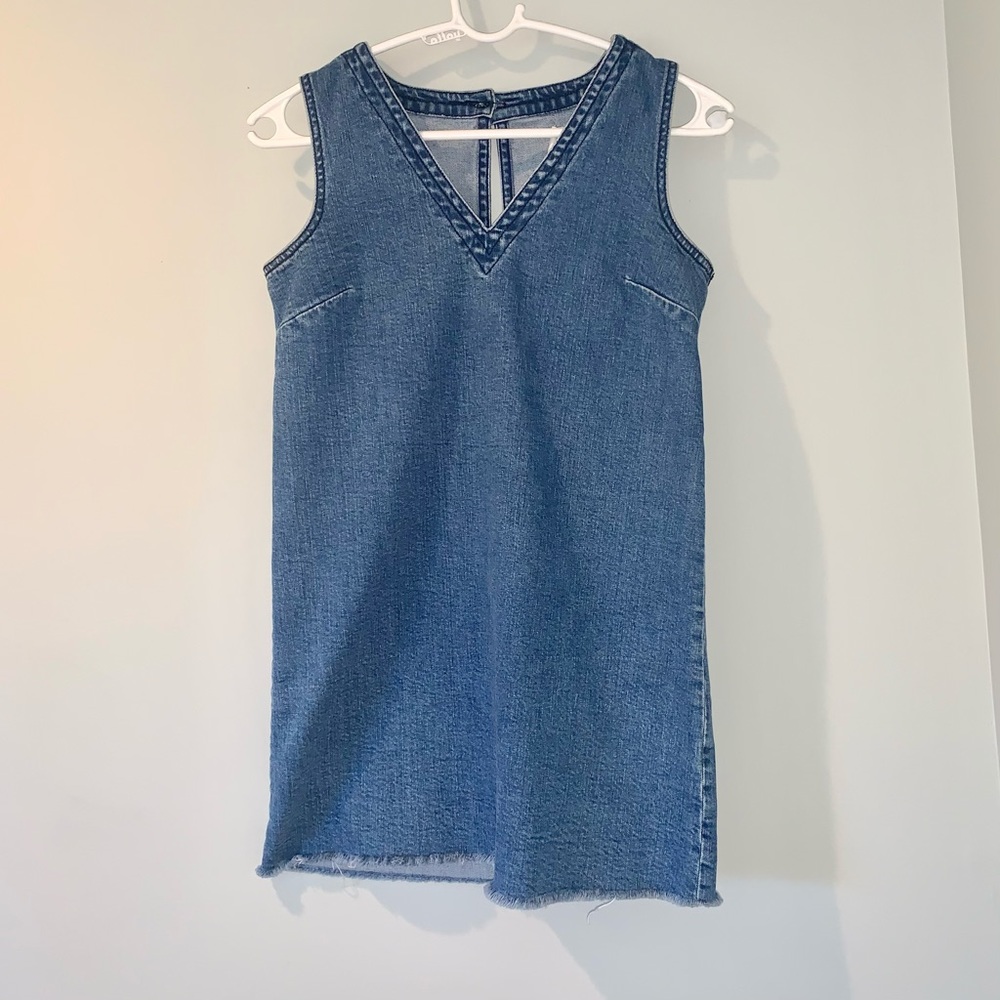 ASOS denim shift dress